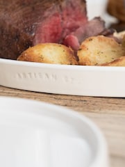 Artisan Street White Large Oval Platter - Image 2 of 4