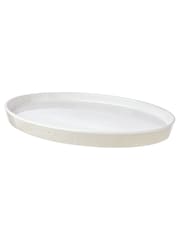 Artisan Street White Large Oval Platter - Image 3 of 4
