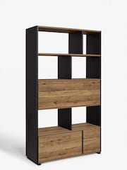 Dark Bronx Oak Effect Display Desk - Image 8 of 8