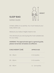 Musselina 2.5 Bolsa de dormir Tog com manga removível para bebês 100% algodão - Imagem 4 de 12