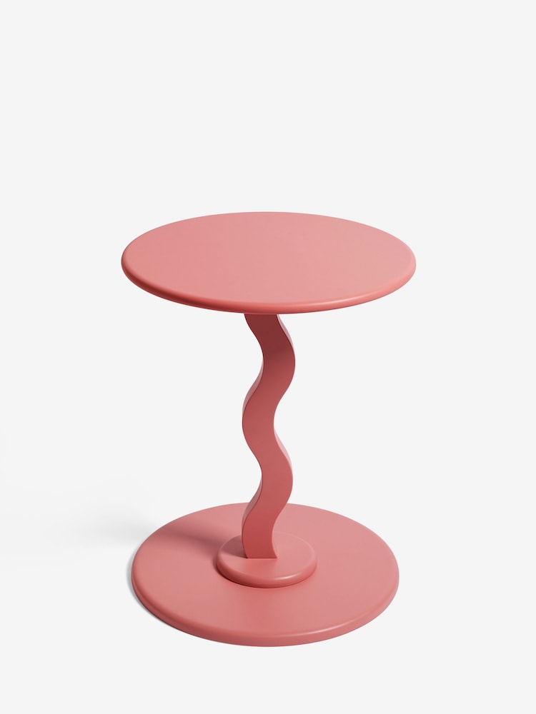 Pink Wiggle Side Table - Image 2 of 3