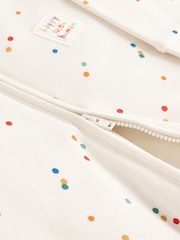 Cream Spot Baby 2.5 Tog Detachable Sleeve 100% Cotton Sleep Bag - Image 7 of 9