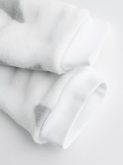 White/ Grey Star 2.5 Tog Baby Fleece Long Sleeve Sleep Bag - Image 9 of 11