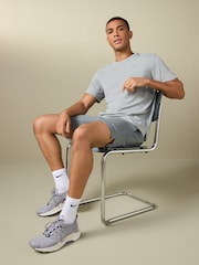 Nike Light Grey Dri-FIT Miler Running T-Shirt - Image 3 of 4