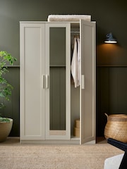 Natural Flynn Triple Wardrobe - Image 2 of 10