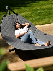 Extreme Lounging Grey Garden Beanbags - Image 2 of 4