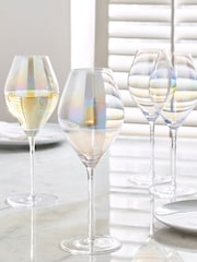 Set of 4 Iridescent Vienna Wine Glasses - Image 1 of 4