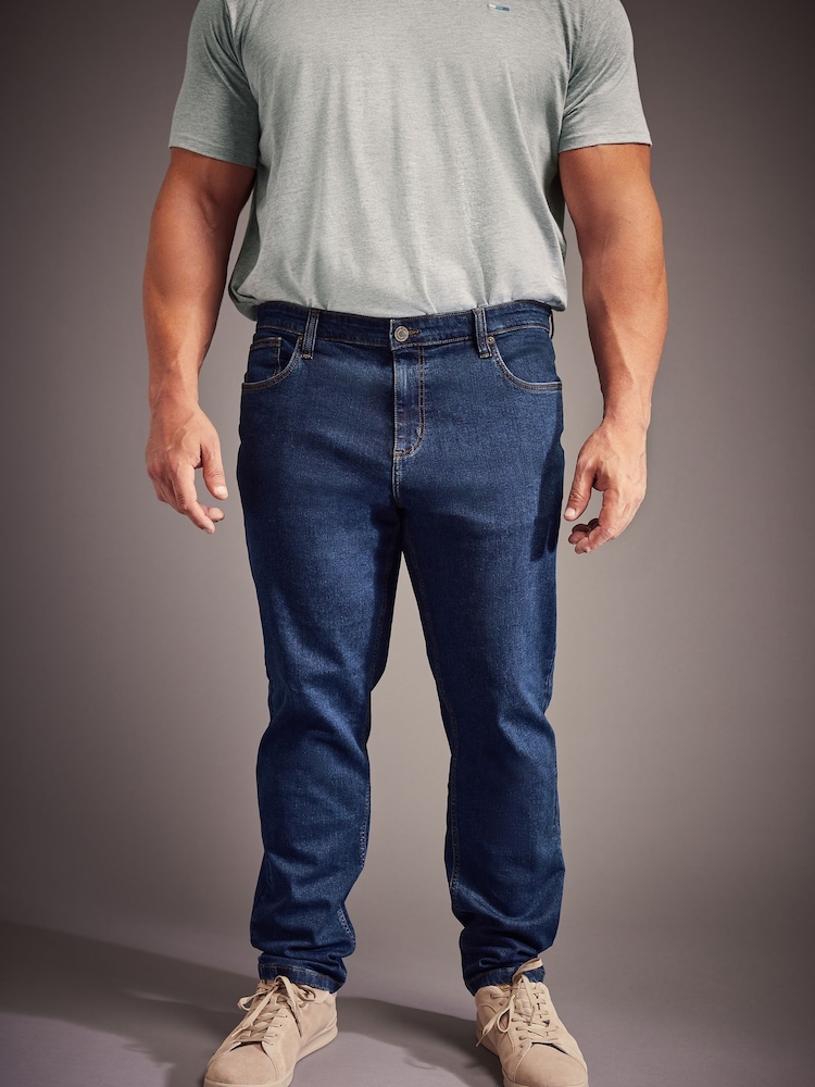 BadRhino Big & Tall Blue Stretch Leg Jeans - Image 2 of 4