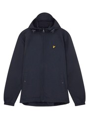 Bleu marine - Veste Lyle & Scott légère à capuche - Image 5 of 5