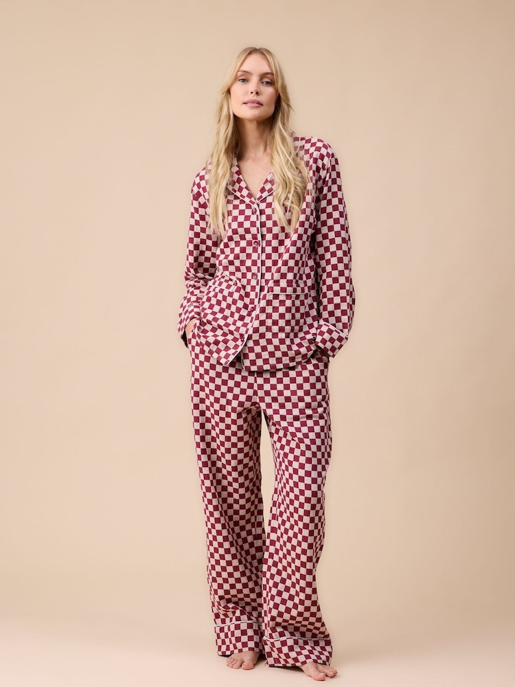 TBCo Red Checkerboard Pyjamas - Image 1 of 3 TBCo Red Checkerboard Pyjamas - Image 1 of 3