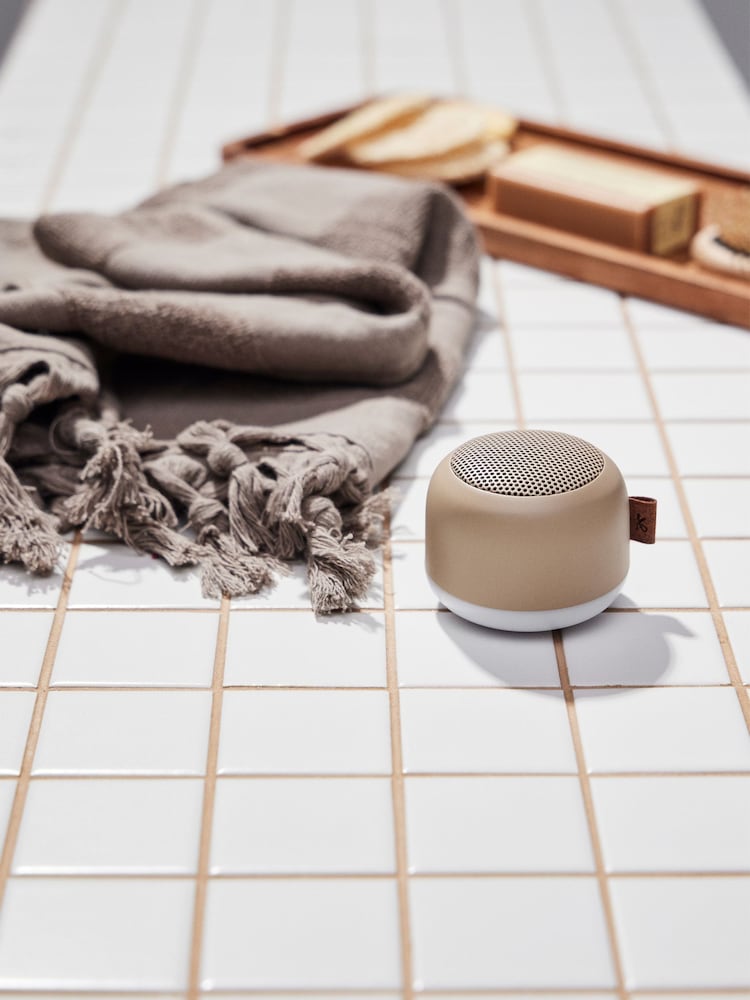 Kreafunk Ivory Sand aGO 2 Fabric Bluetooth Speaker - Image 1 of 7 Kreafunk Ivory Sand aGO 2 Fabric Bluetooth Speaker - Image 1 of 7