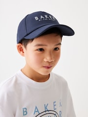 Baker by Ted Baker Boys Navy Twill Baseball Cap - Image 3 of 7