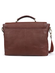 Jones Bootmaker Tan Grain Upland Leather Briefcase Bag - Image 2 of 3