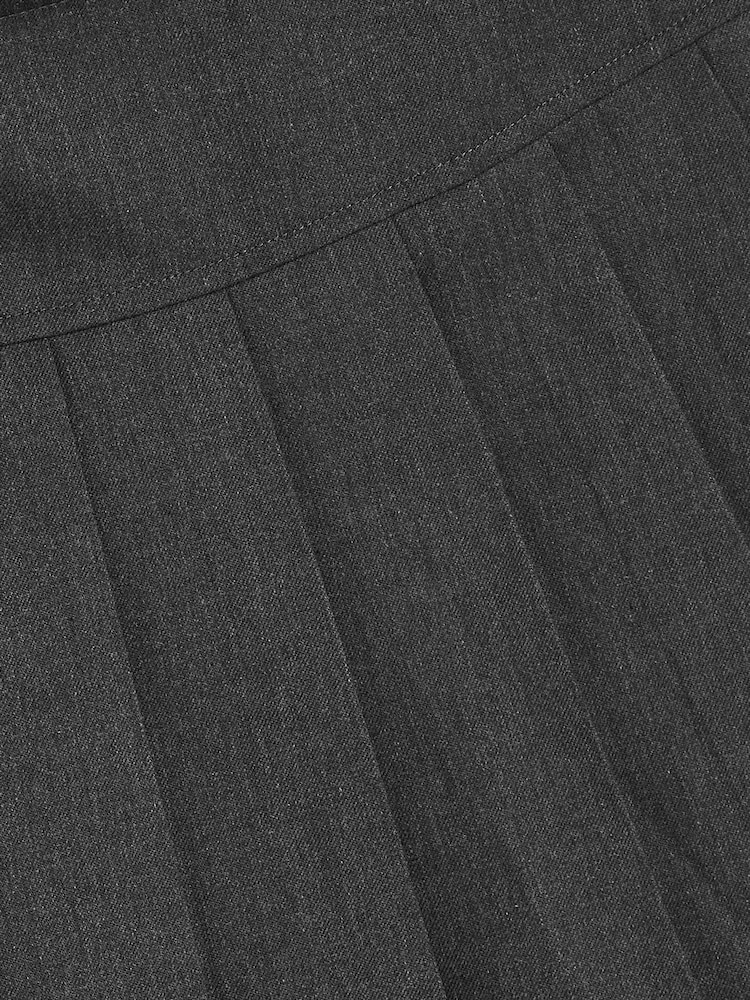 Grey Slim Waist 2 Pack Pleated School Skirts (3-16yrs) - Image 3 of 3 Grey Slim Waist 2 Pack Pleated School Skirts (3-16yrs) - Image 3 of 3
