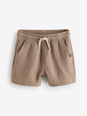 Светло-коричневый - Soft Textured Shorts (3mths-7yrs) - Изображение 5 из 7