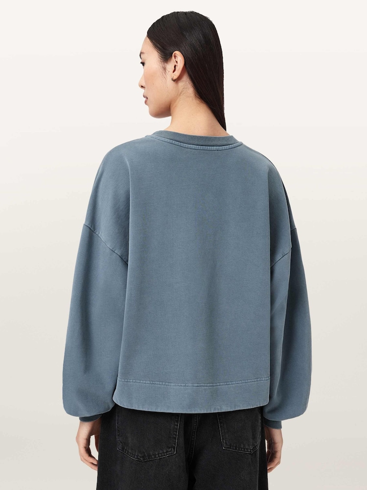 AllSaints Blue Lover Lila Sweatshirt - Image 2 of 6