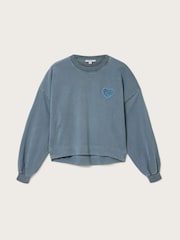 AllSaints Blue Lover Lila Sweatshirt - Image 5 of 6