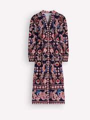 Boden Blue Juliet Jersey Midi Dress - Image 5 of 5