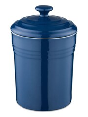 Barbary & Oak Blue 23cm Ceramic Storage Jar - Image 3 of 4