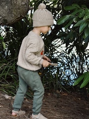Grün - Purebaby Slouchy Track Pants with Pockets - Bild 1 von 6