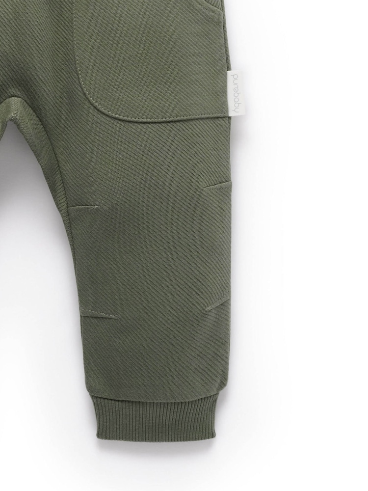 Grün - Purebaby Slouchy Track Pants with Pockets - Bild 6 von 6 Grün - Purebaby Slouchy Track Pants with Pockets - Bild 6 von 6