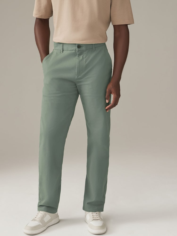 Green Light - Gerade Passform - Stretch-Chinohose - Image 1 of 8