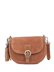 Jones Bootmaker Brown Winola Premium Leather Crossbody Bag - Image 1 of 7