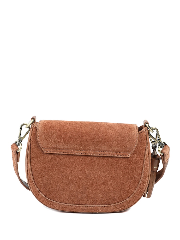 Jones Bootmaker Brown Winola Premium Leather Crossbody Bag - Image 2 of 7
