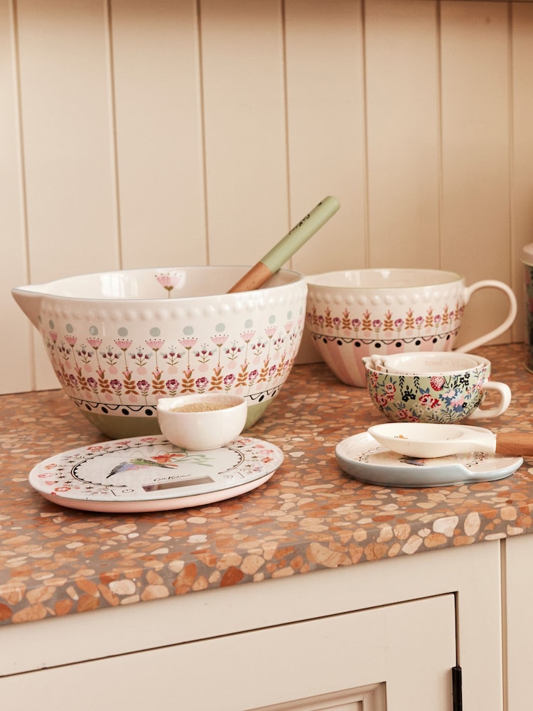 Cath Kidston Cream Ceramic Mixing Bowl 23cm - Image 1 of 3