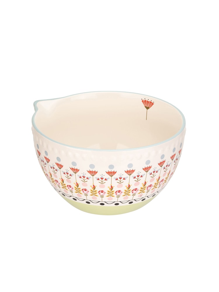 Cath Kidston Cream Ceramic Mixing Bowl 23cm - Image 2 of 3
