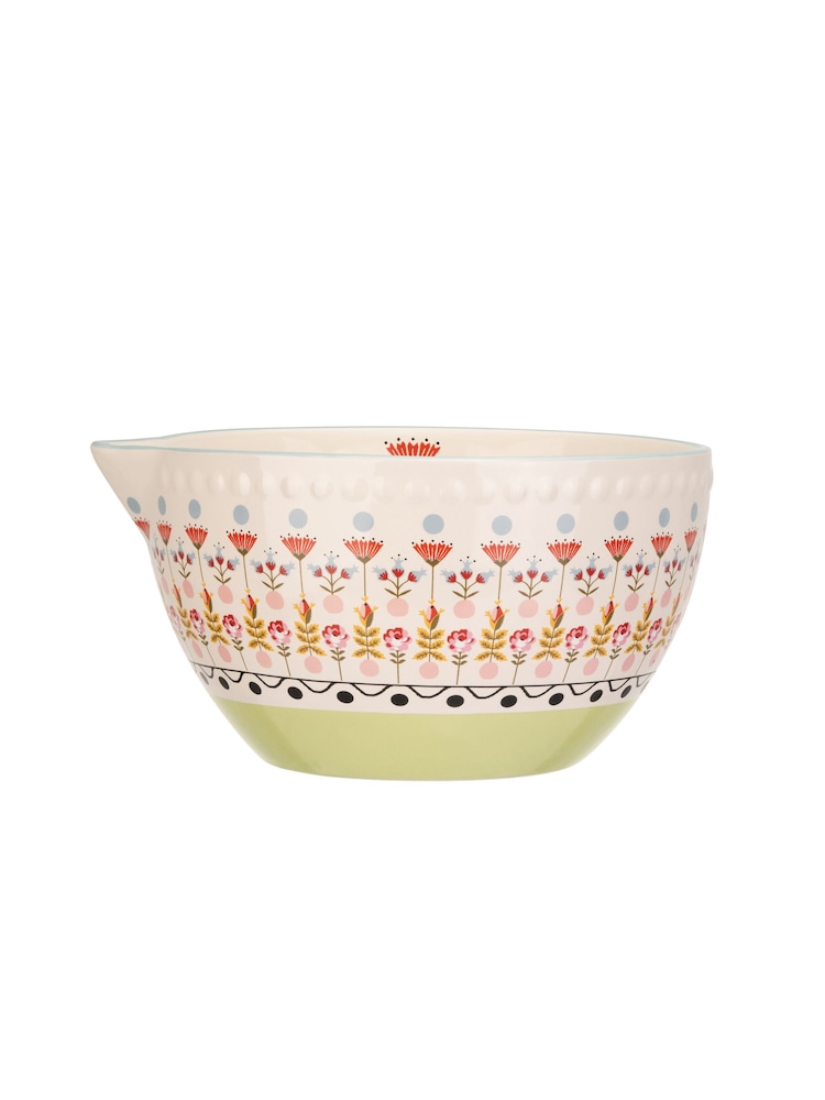 Cath Kidston Cream Ceramic Mixing Bowl 23cm - Image 3 of 3