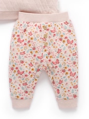 Purebaby Pink Quilted Track Set - Image 6 of 7