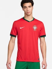 Nike Red Dri-FIT Portugal Stadium Home Football Shirt - Image 1 of 11