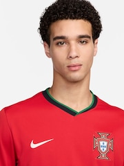 Nike Red Dri-FIT Portugal Stadium Home Football Shirt - Image 4 of 11