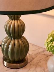 Nina Campbell Green Evelyn Small Table Lamp - Image 3 of 3