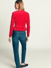 Rojo - Boden Velvet Waisted Top - Imagen 2 de 5
