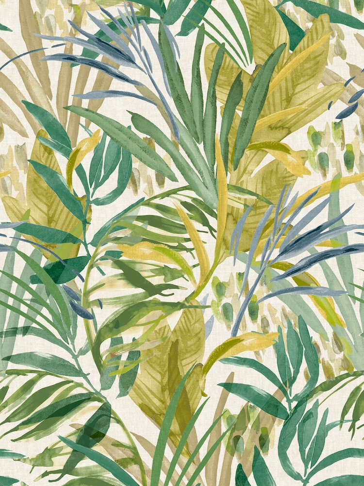 Green Wonderland Jungle Leaves 10M Wallpaper - Image 5 of 6