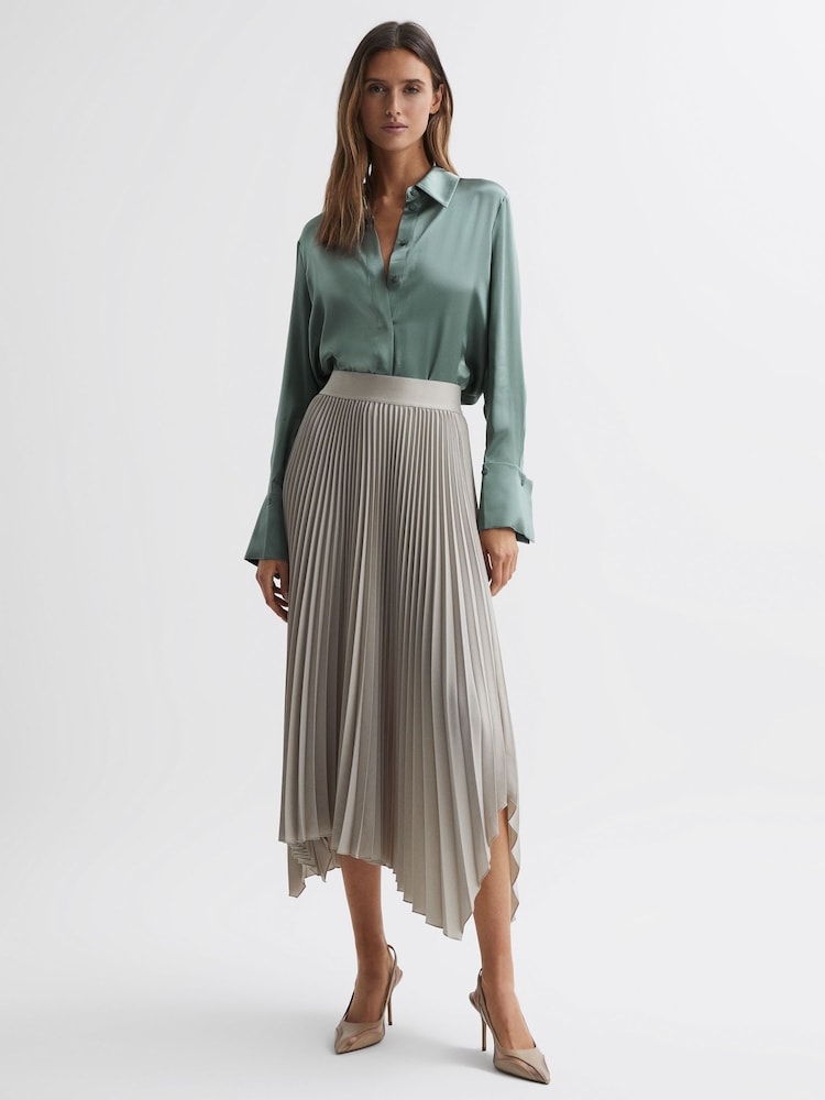 Reiss Sage Haley Silk Shirt - Image 1 of 6