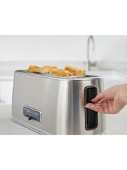 Breville Silver Edge 4 Slice Toaster with Extra Long Slots - Image 3 of 4