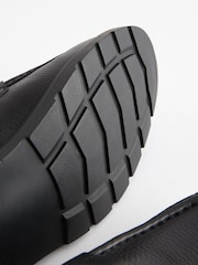 črna - Usnjeni mokasini tumbled Saddle - Slika 5 iz 6