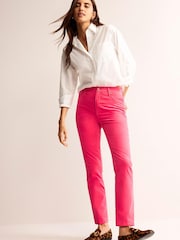 Boden Pink Velveteen Slim-Straight Jeans - Image 3 of 6