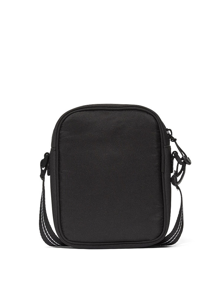 Victoria's Secret PINK Pure Black Puffer Crossbody Bag - Image 2 of 3