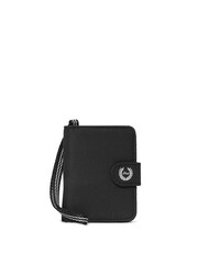 Victoria's Secret PINK Pure Black Card Case Wristlet - Image 1 of 2