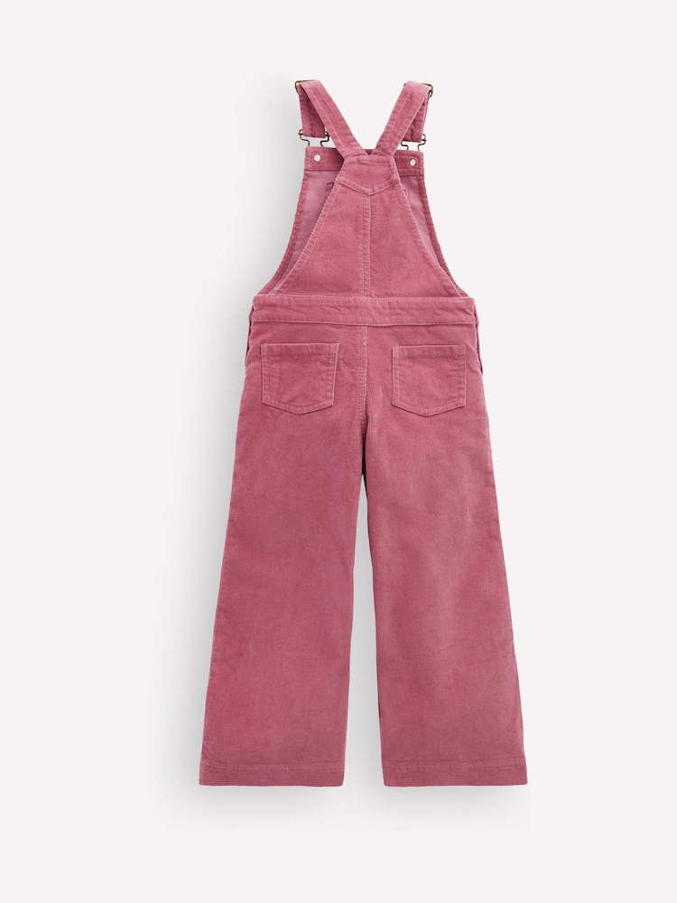 Boden Pink Wide Leg Dungarees - Image 2 of 3