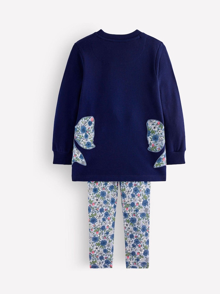 Boden Blue Fun Sweatshirt Tunic Set - Image 2 of 3 Boden Blue Fun Sweatshirt Tunic Set - Image 2 of 3