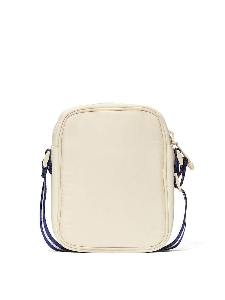 Victoria's Secret PINK Canvas Cream Puffer Crossbody Bag - Image 2 of 3