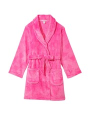 Victoria's Secret Hollywood Pink Heart Cosy Short Dressing Gown - Image 3 of 3