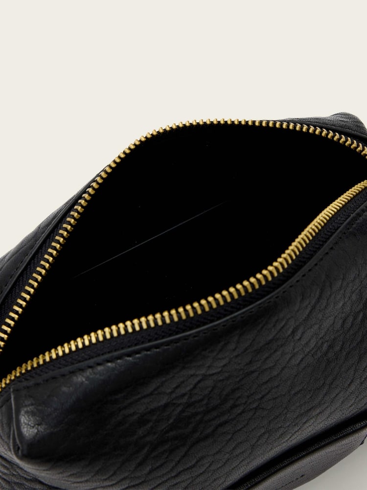 AllSaints Black Ares Micro Crossbody - Image 2 of 6