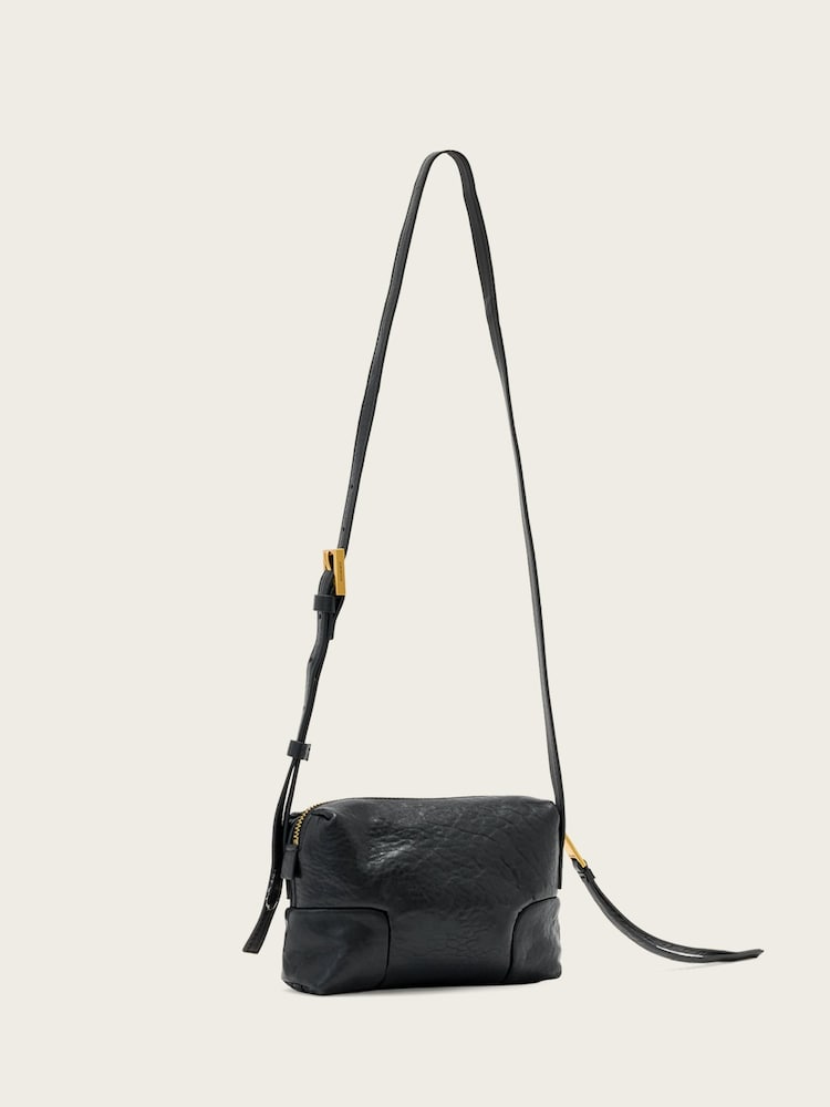 AllSaints Black Ares Micro Crossbody - Image 6 of 6