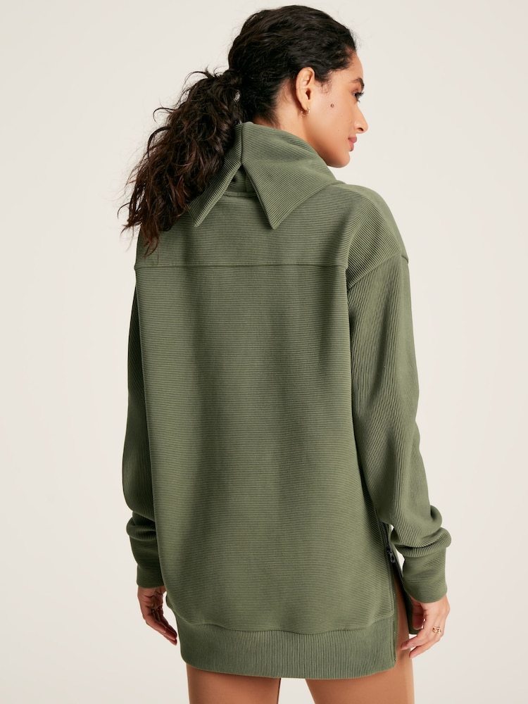 Joules Willow Green Cowl Neck Sweatshirt - Image 2 of 7